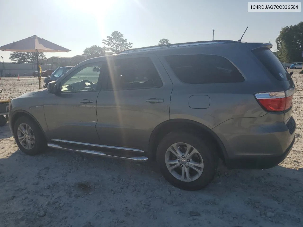 2012 Dodge Durango Sxt VIN: 1C4RDJAG7CC336504 Lot: 68917174