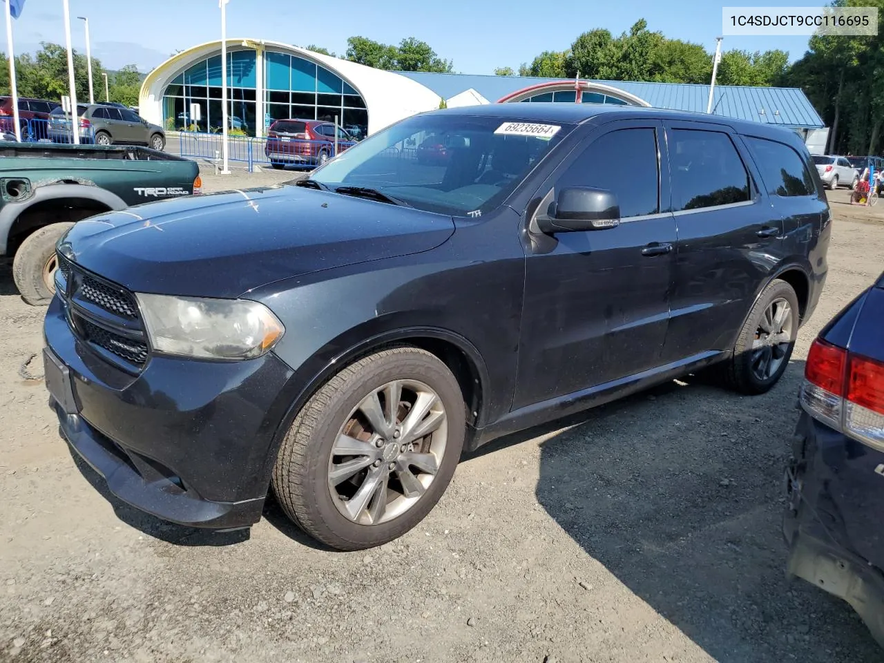 2012 Dodge Durango R/T VIN: 1C4SDJCT9CC116695 Lot: 69235664