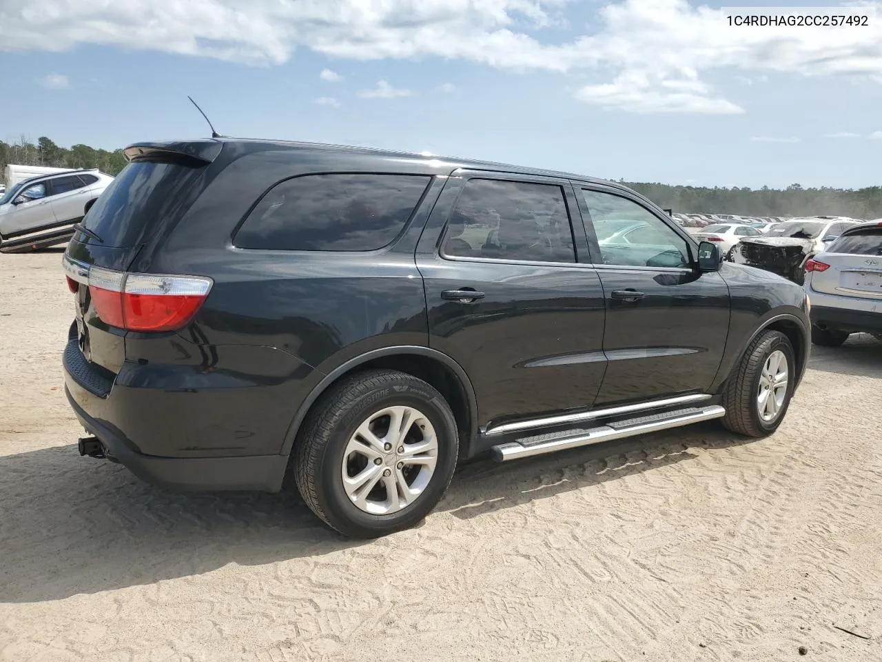 2012 Dodge Durango Sxt VIN: 1C4RDHAG2CC257492 Lot: 69722774