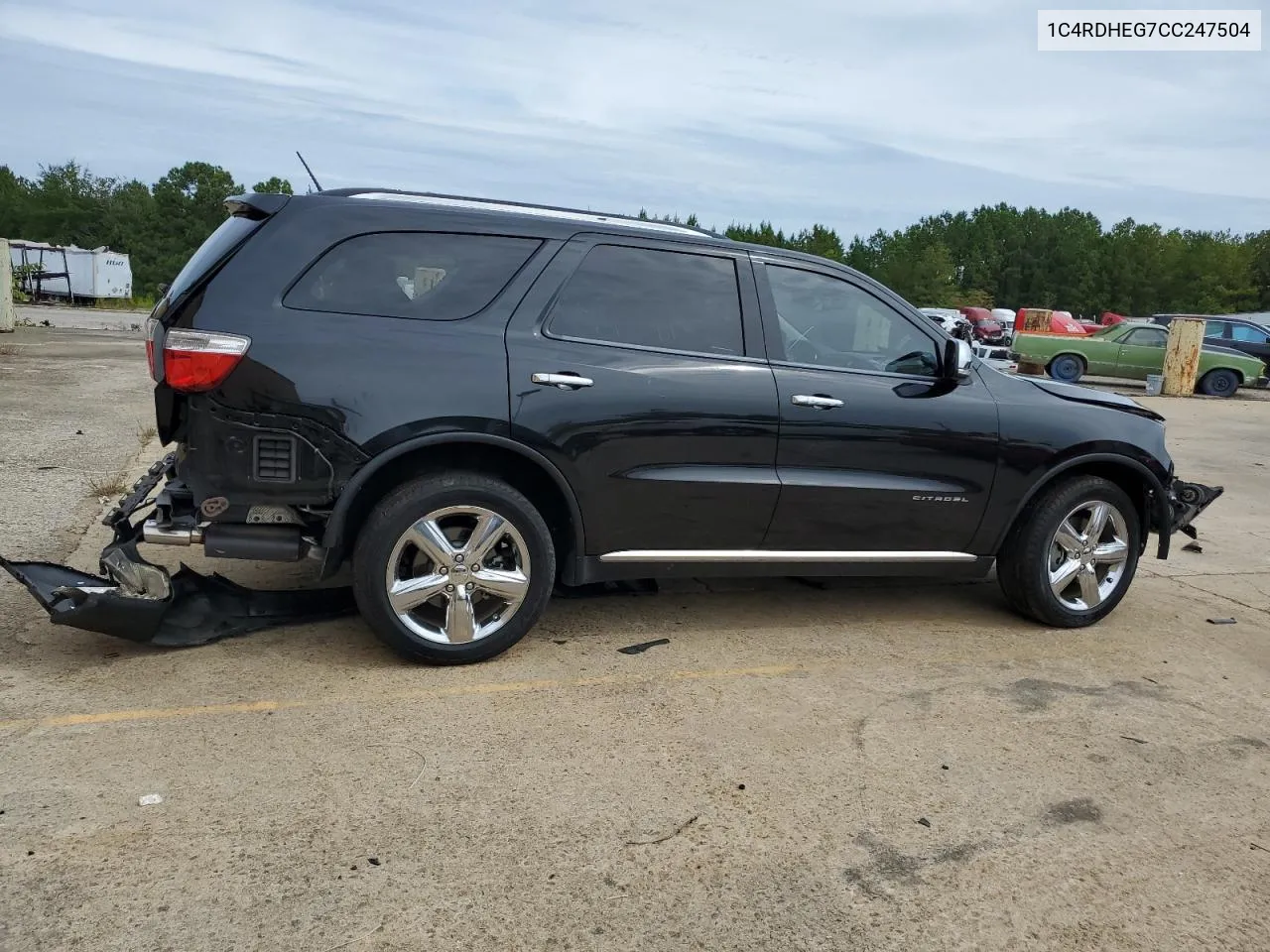 2012 Dodge Durango Citadel VIN: 1C4RDHEG7CC247504 Lot: 70443154