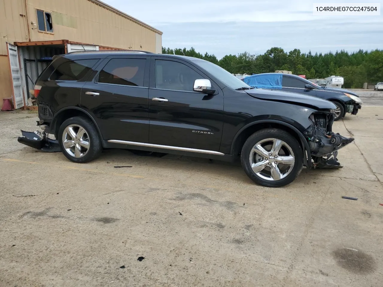 2012 Dodge Durango Citadel VIN: 1C4RDHEG7CC247504 Lot: 70443154