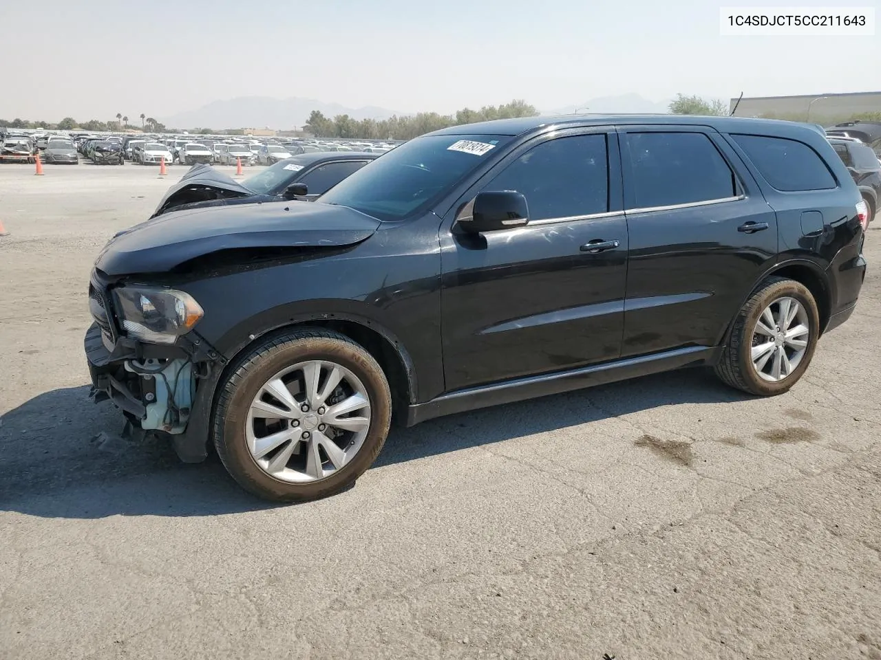 2012 Dodge Durango R/T VIN: 1C4SDJCT5CC211643 Lot: 70819314