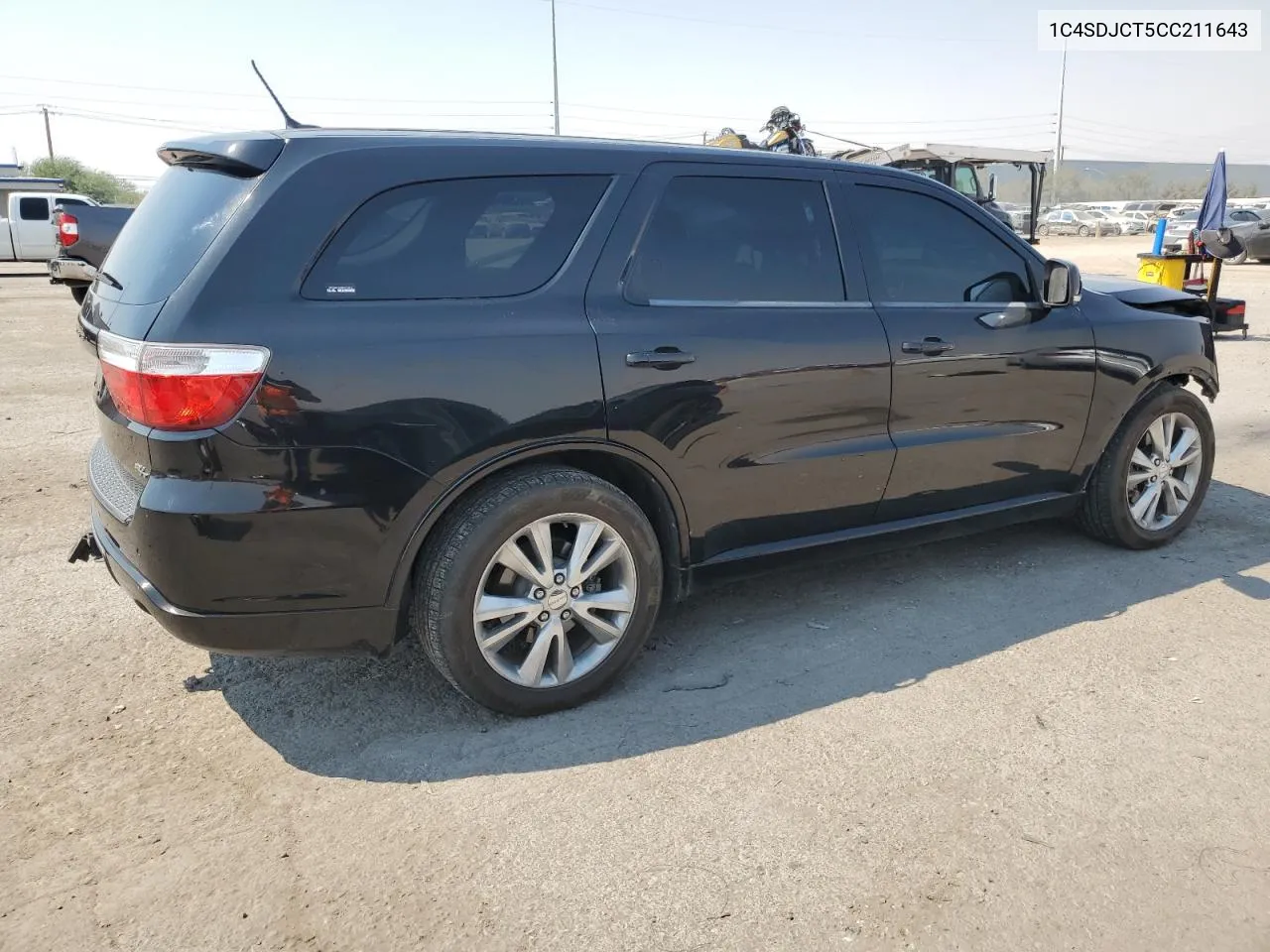 2012 Dodge Durango R/T VIN: 1C4SDJCT5CC211643 Lot: 70819314