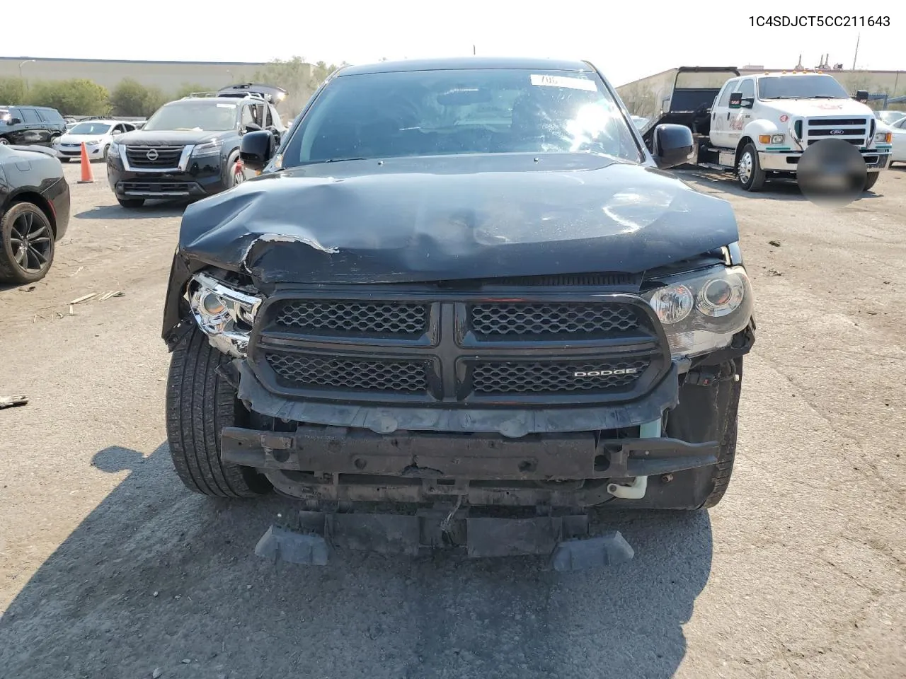 2012 Dodge Durango R/T VIN: 1C4SDJCT5CC211643 Lot: 70819314