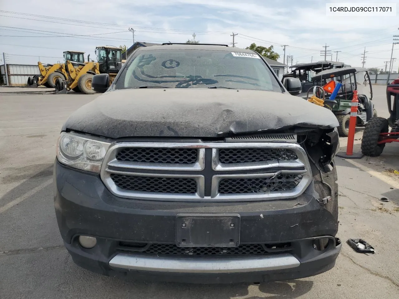 2012 Dodge Durango Crew VIN: 1C4RDJDG9CC117071 Lot: 70844764