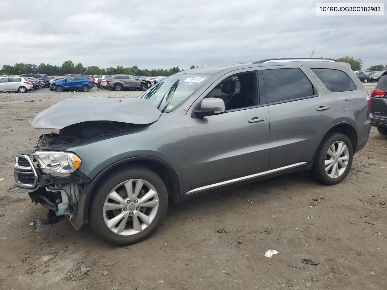 2012 Dodge Durango Crew VIN: 1C4RDJDG3CC182983 Lot: 72364174