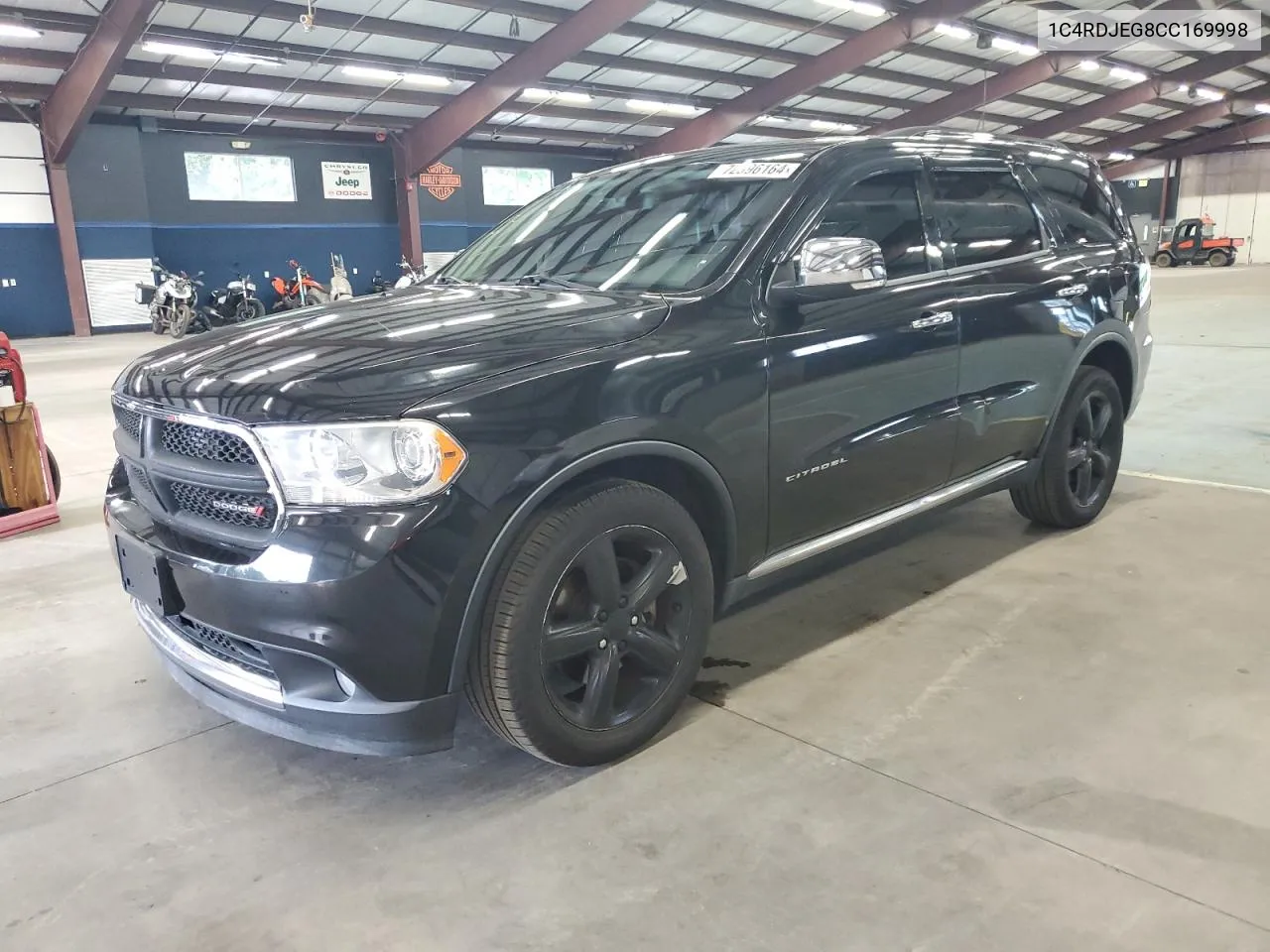 1C4RDJEG8CC169998 2012 Dodge Durango Citadel