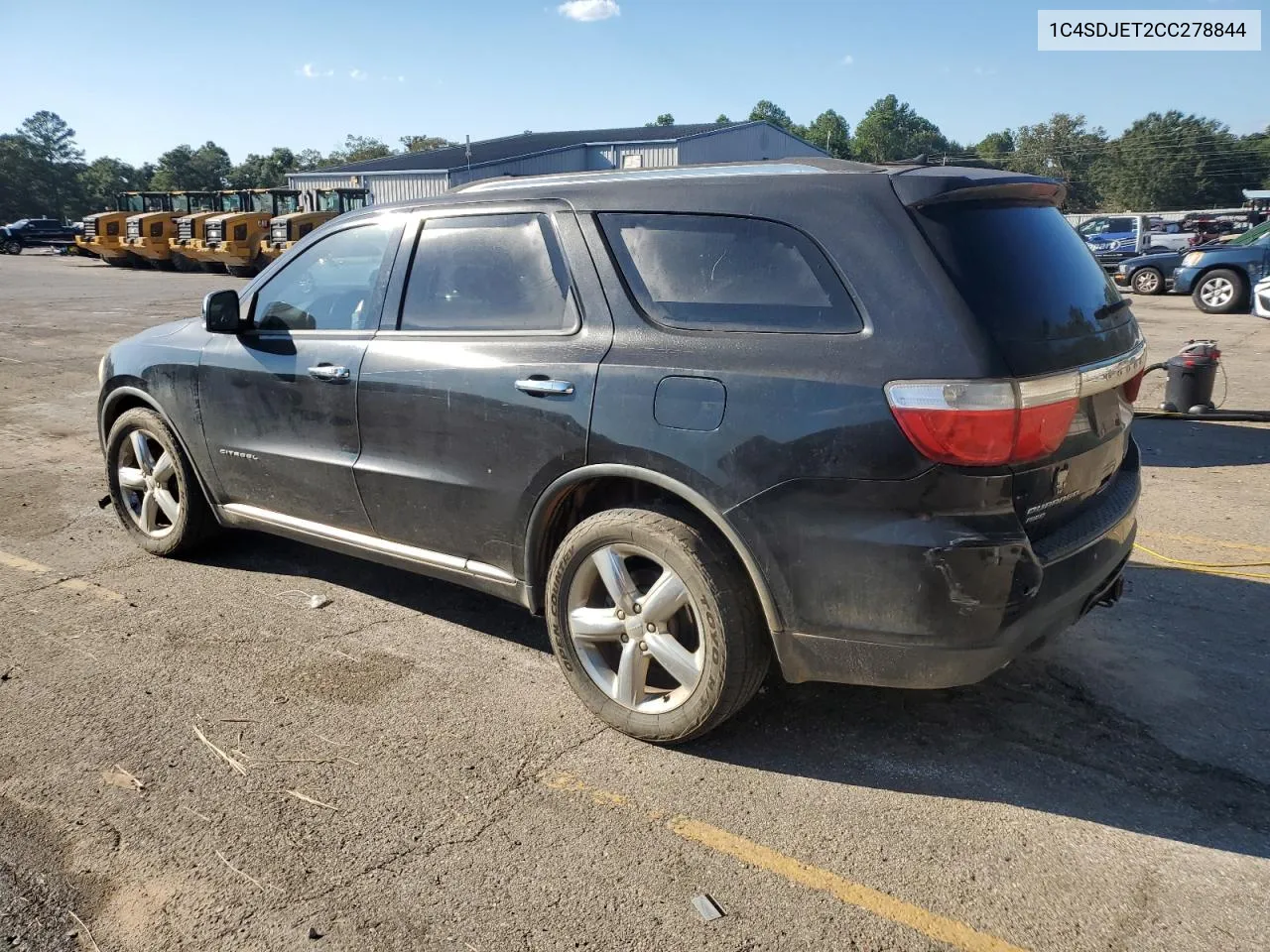 2012 Dodge Durango Citadel VIN: 1C4SDJET2CC278844 Lot: 73226844