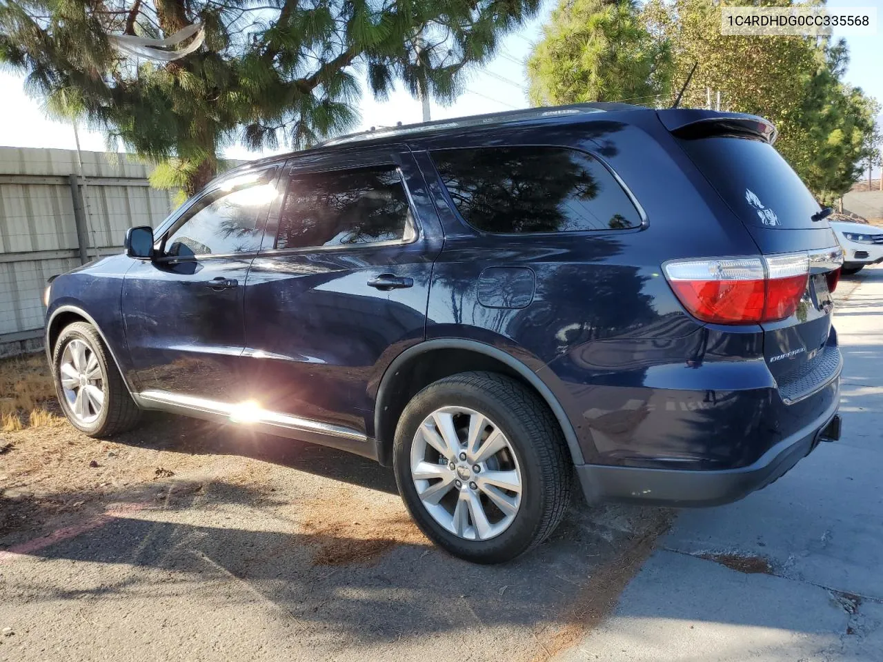 2012 Dodge Durango Crew VIN: 1C4RDHDG0CC335568 Lot: 73342594