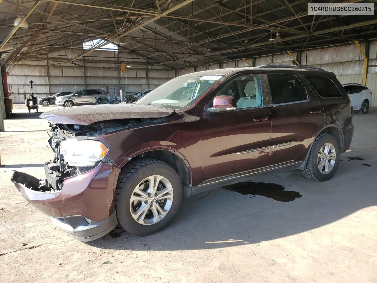 2012 Dodge Durango Crew VIN: 1C4RDHDG8CC260215 Lot: 73426474