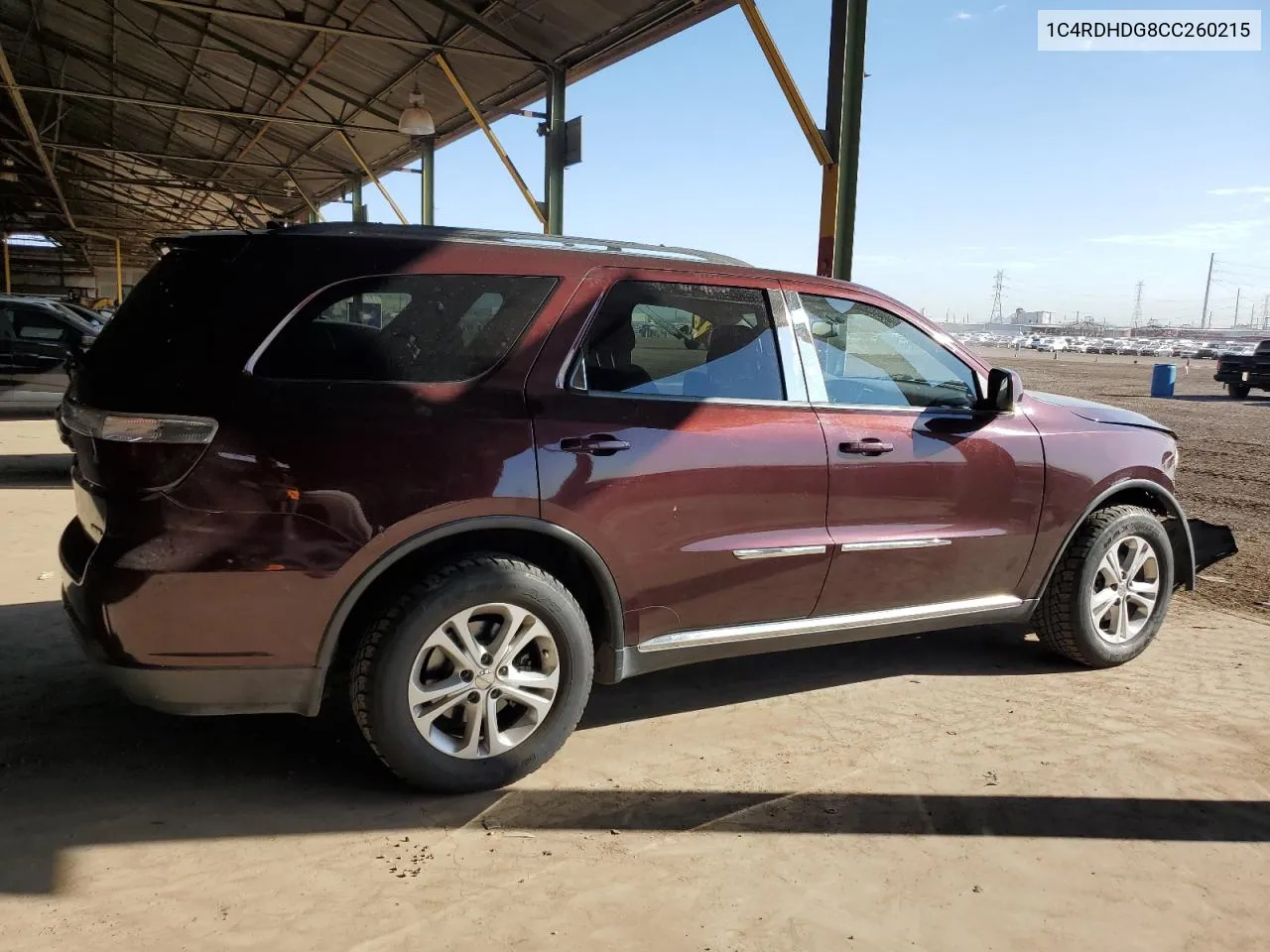 2012 Dodge Durango Crew VIN: 1C4RDHDG8CC260215 Lot: 73426474