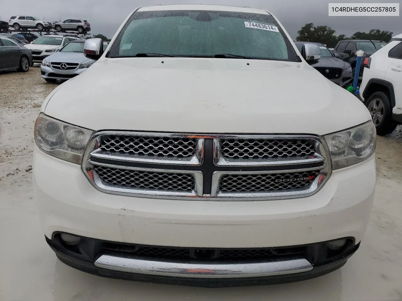 2012 Dodge Durango Citadel VIN: 1C4RDHEG5CC257805 Lot: 74483614