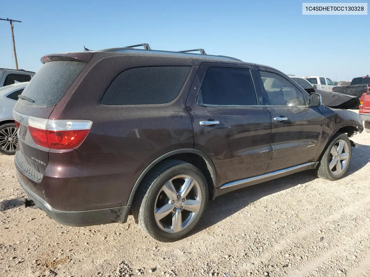 2012 Dodge Durango Citadel VIN: 1C4SDHET0CC130328 Lot: 74730864