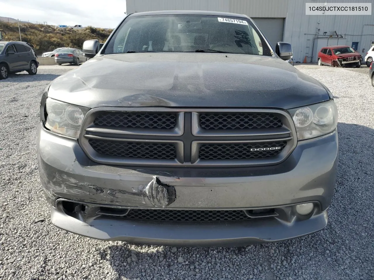 2012 Dodge Durango R/T VIN: 1C4SDJCTXCC181510 Lot: 74857194