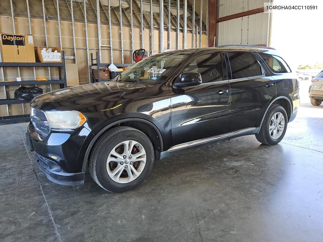 2012 Dodge Durango Sxt VIN: 1C4RDHAG4CC110591 Lot: 75024974