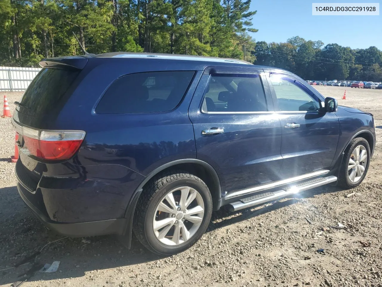 2012 Dodge Durango Crew VIN: 1C4RDJDG3CC291928 Lot: 75081614