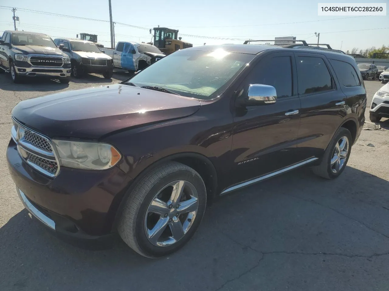 2012 Dodge Durango Citadel VIN: 1C4SDHET6CC282260 Lot: 75257234