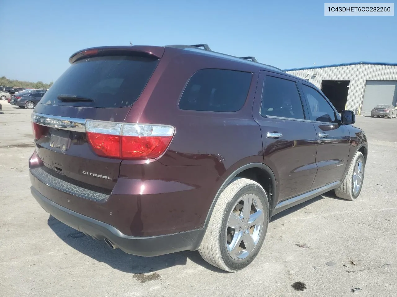 2012 Dodge Durango Citadel VIN: 1C4SDHET6CC282260 Lot: 75257234