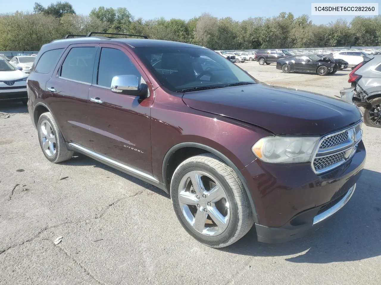 2012 Dodge Durango Citadel VIN: 1C4SDHET6CC282260 Lot: 75257234