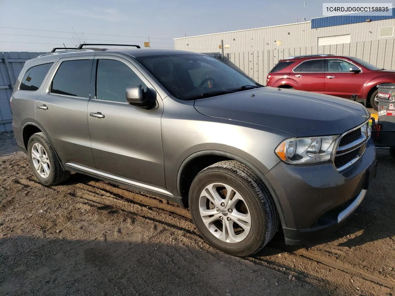 2012 Dodge Durango Crew VIN: 1C4RDJDG0CC158835 Lot: 75507084