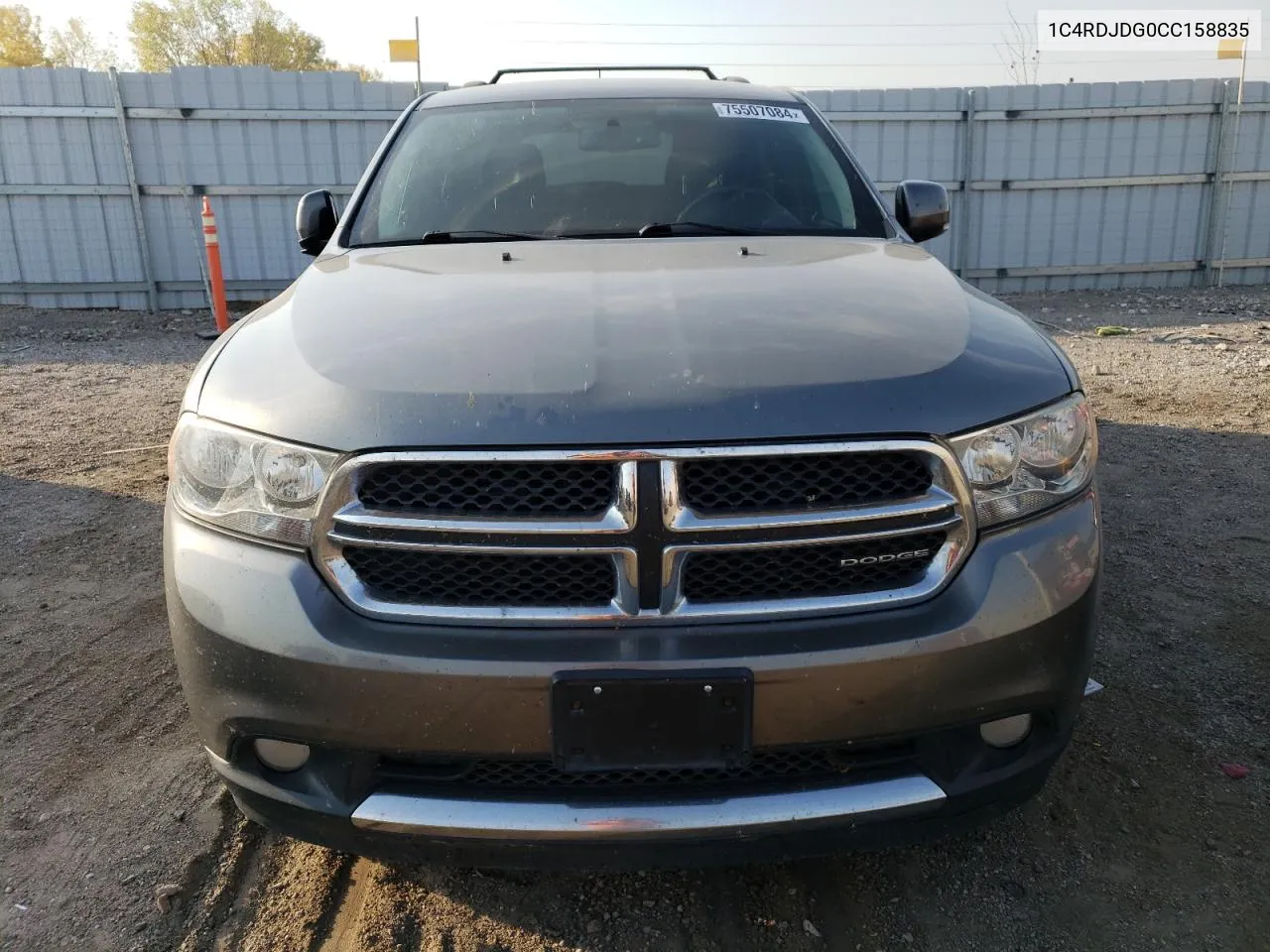 1C4RDJDG0CC158835 2012 Dodge Durango Crew