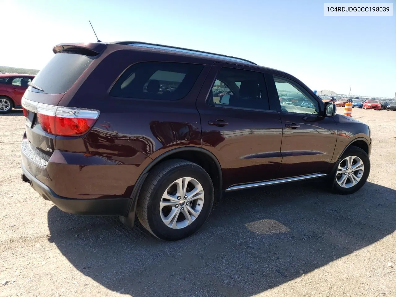 2012 Dodge Durango Crew VIN: 1C4RDJDG0CC198039 Lot: 75628064