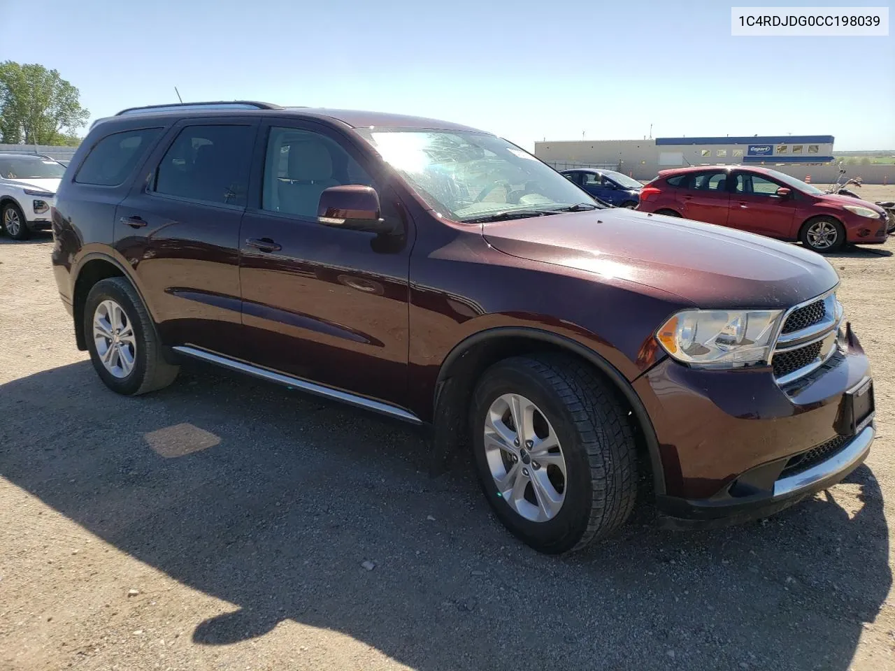 2012 Dodge Durango Crew VIN: 1C4RDJDG0CC198039 Lot: 75628064