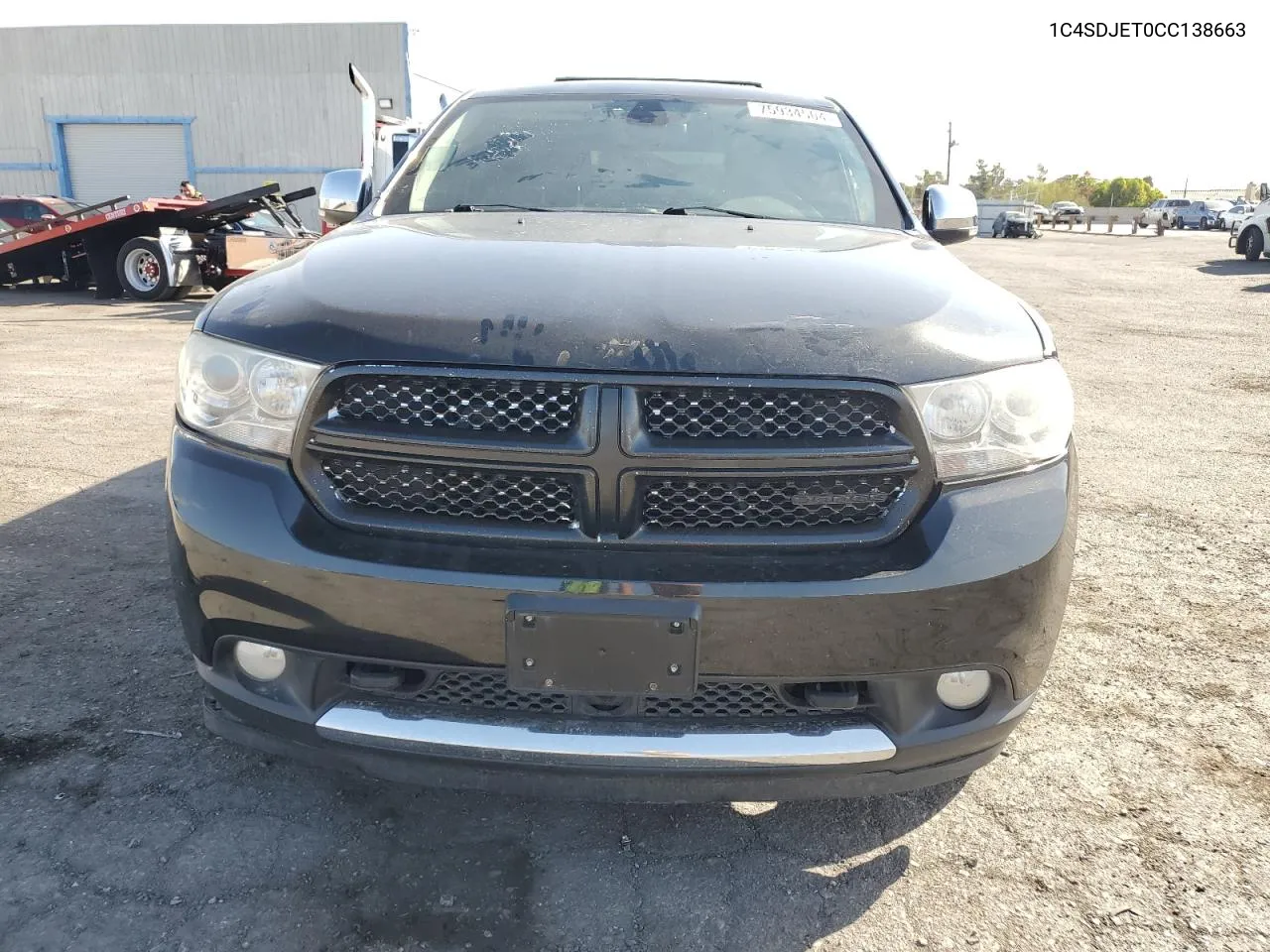 2012 Dodge Durango Citadel VIN: 1C4SDJET0CC138663 Lot: 75934504