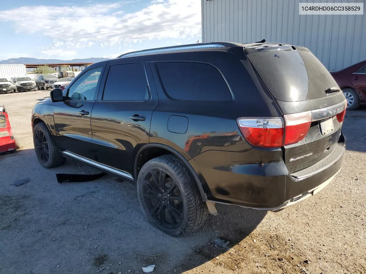 2012 Dodge Durango Crew VIN: 1C4RDHDG6CC358529 Lot: 76331944