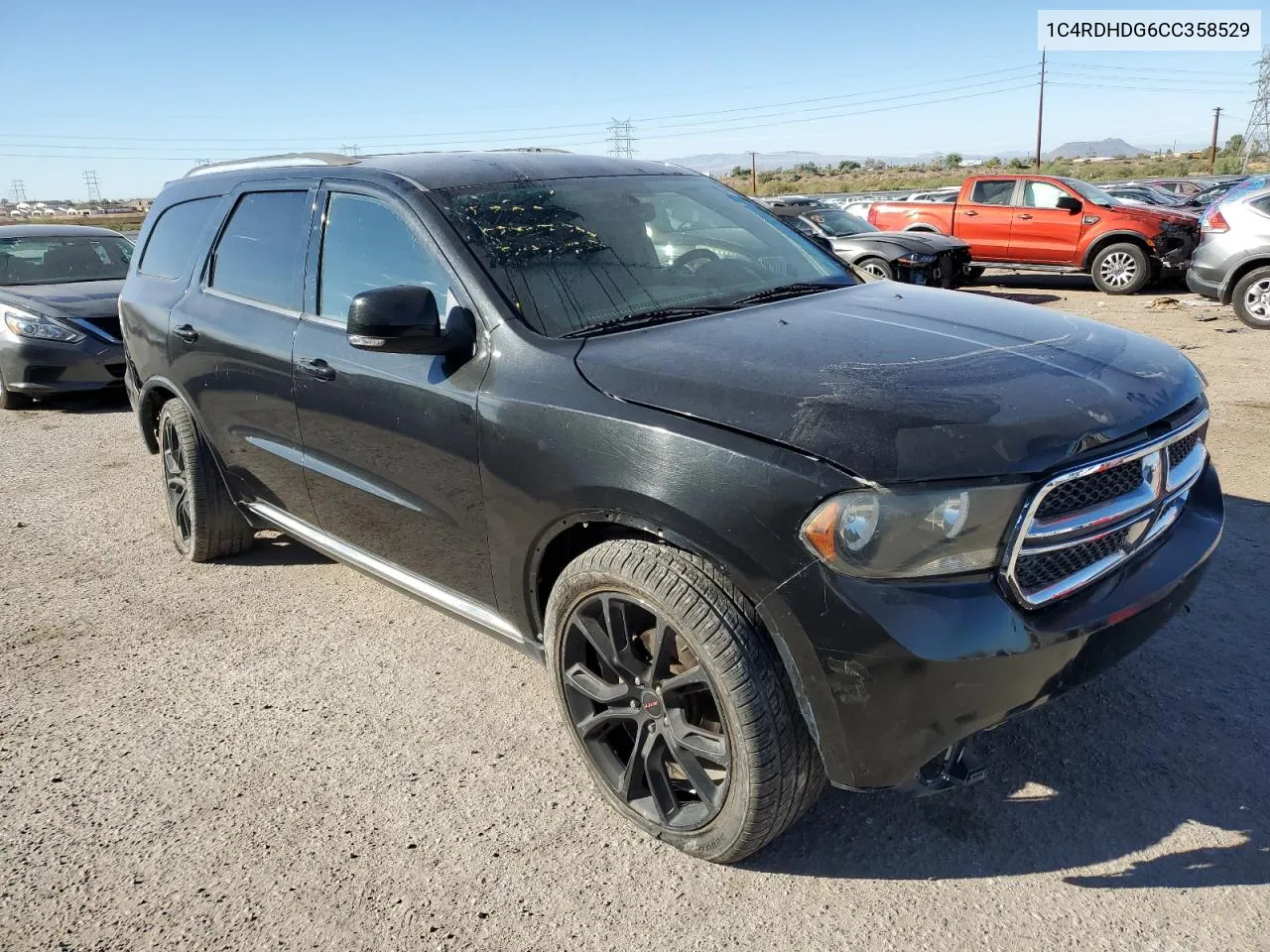 2012 Dodge Durango Crew VIN: 1C4RDHDG6CC358529 Lot: 76331944