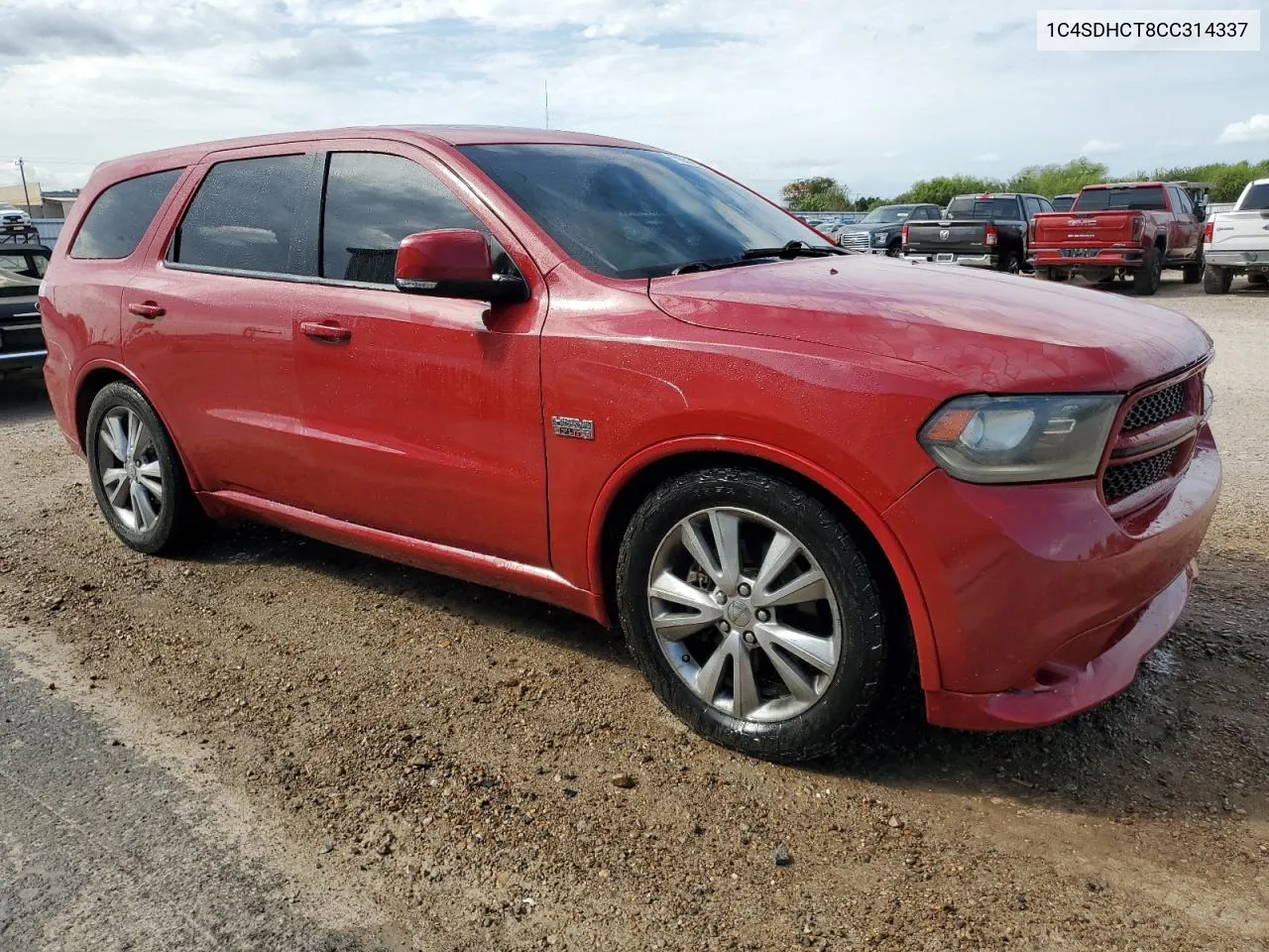 2012 Dodge Durango R/T VIN: 1C4SDHCT8CC314337 Lot: 76822704