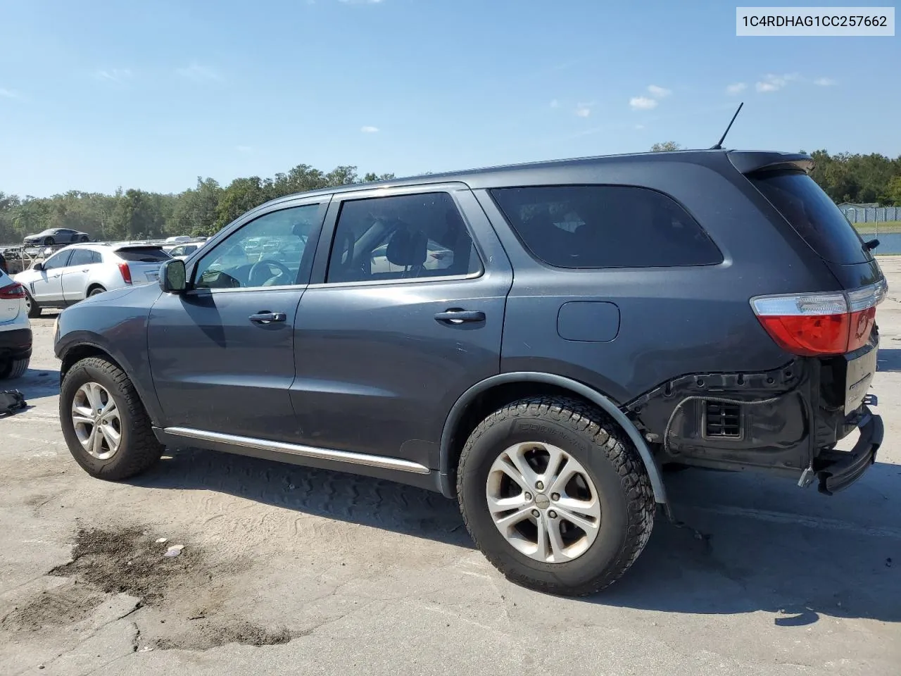 2012 Dodge Durango Sxt VIN: 1C4RDHAG1CC257662 Lot: 77098124