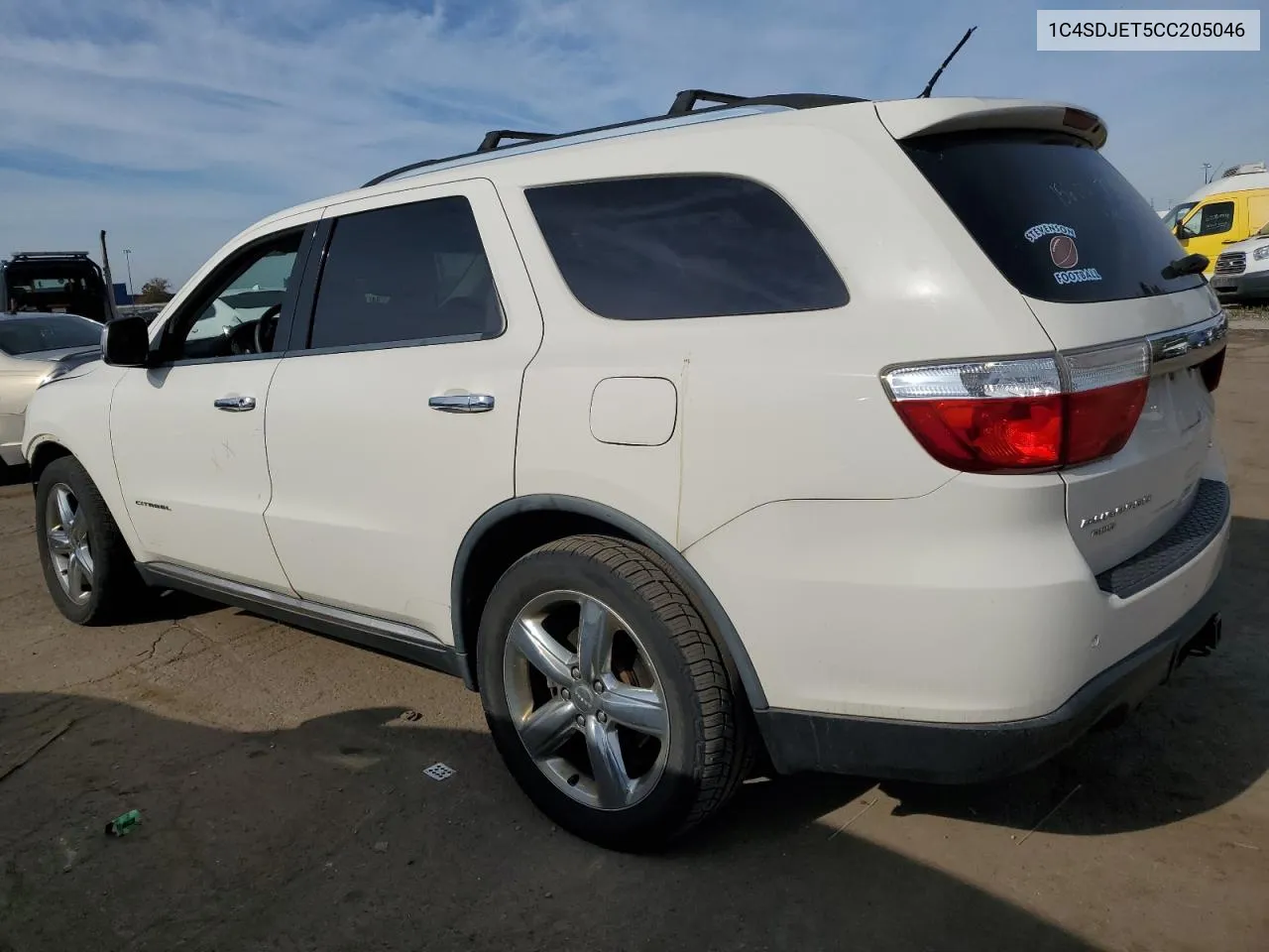 1C4SDJET5CC205046 2012 Dodge Durango Citadel