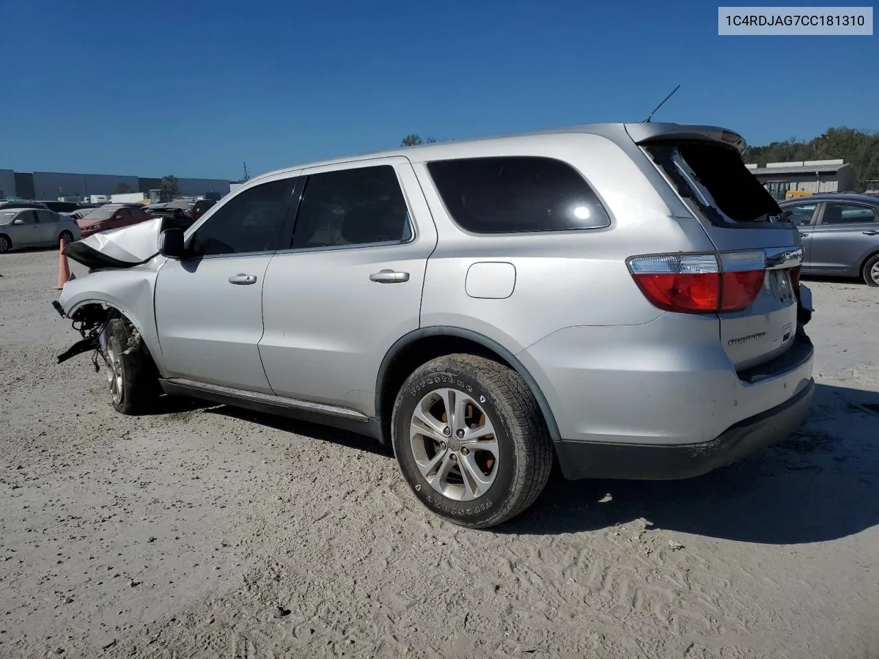 2012 Dodge Durango Sxt VIN: 1C4RDJAG7CC181310 Lot: 77757744