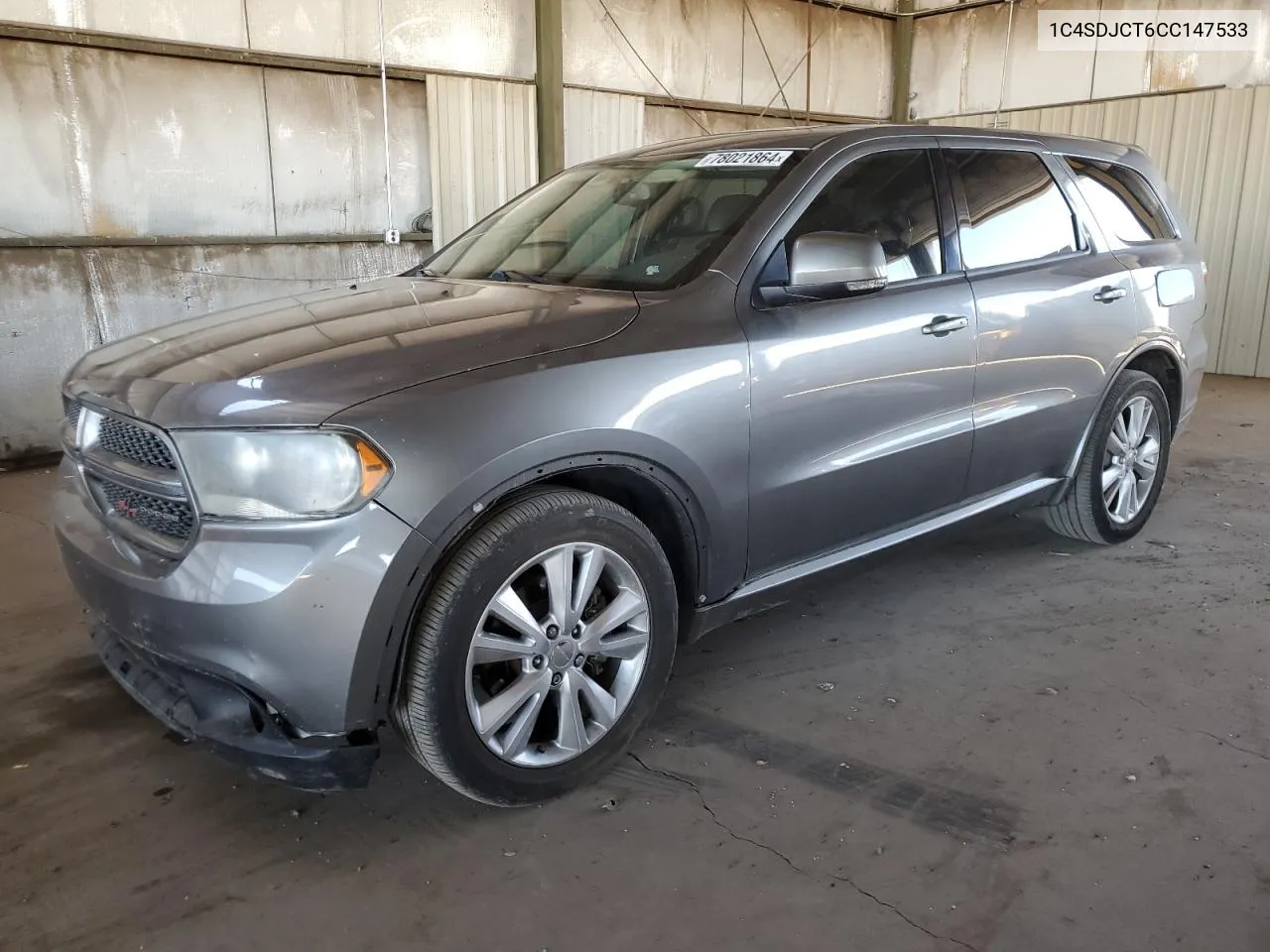 2012 Dodge Durango R/T VIN: 1C4SDJCT6CC147533 Lot: 78021864