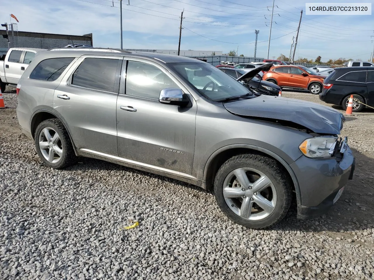 2012 Dodge Durango Citadel VIN: 1C4RDJEG7CC213120 Lot: 78041694