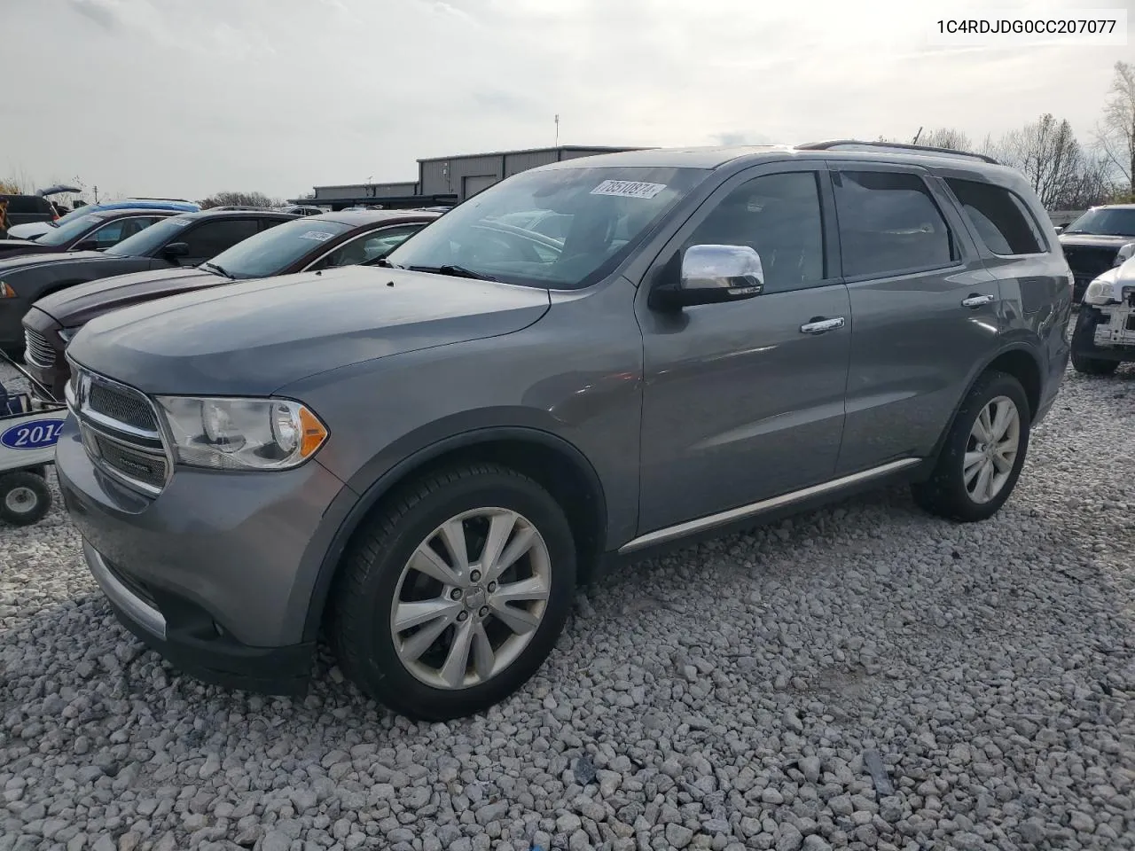 2012 Dodge Durango Crew VIN: 1C4RDJDG0CC207077 Lot: 78510874