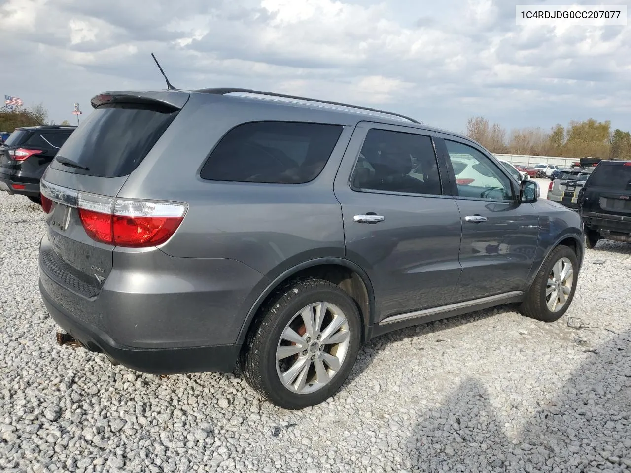 2012 Dodge Durango Crew VIN: 1C4RDJDG0CC207077 Lot: 78510874