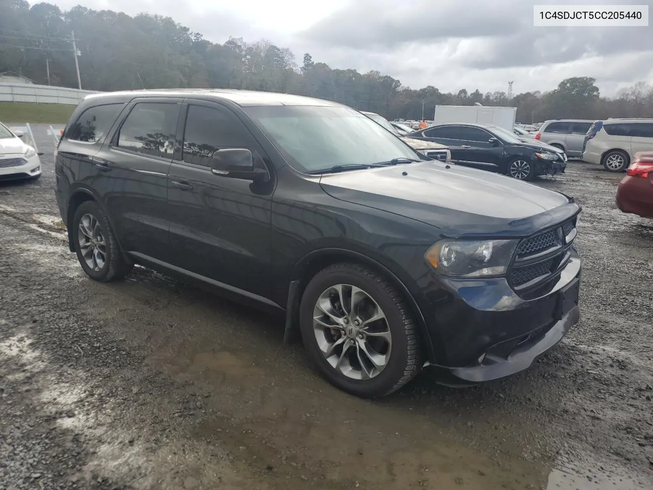 2012 Dodge Durango R/T VIN: 1C4SDJCT5CC205440 Lot: 78993494