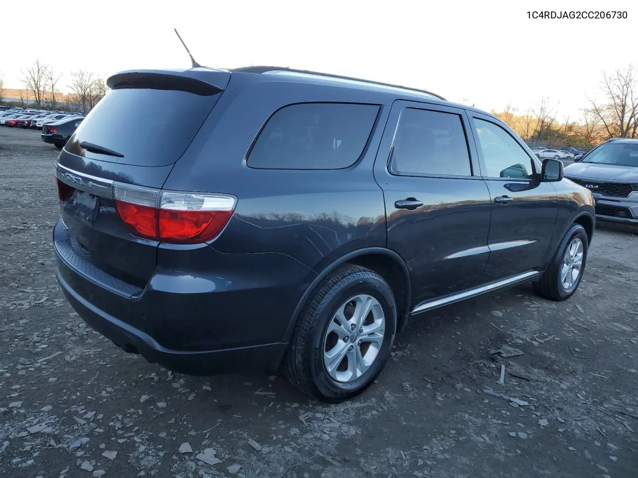 2012 Dodge Durango Sxt VIN: 1C4RDJAG2CC206730 Lot: 79505954