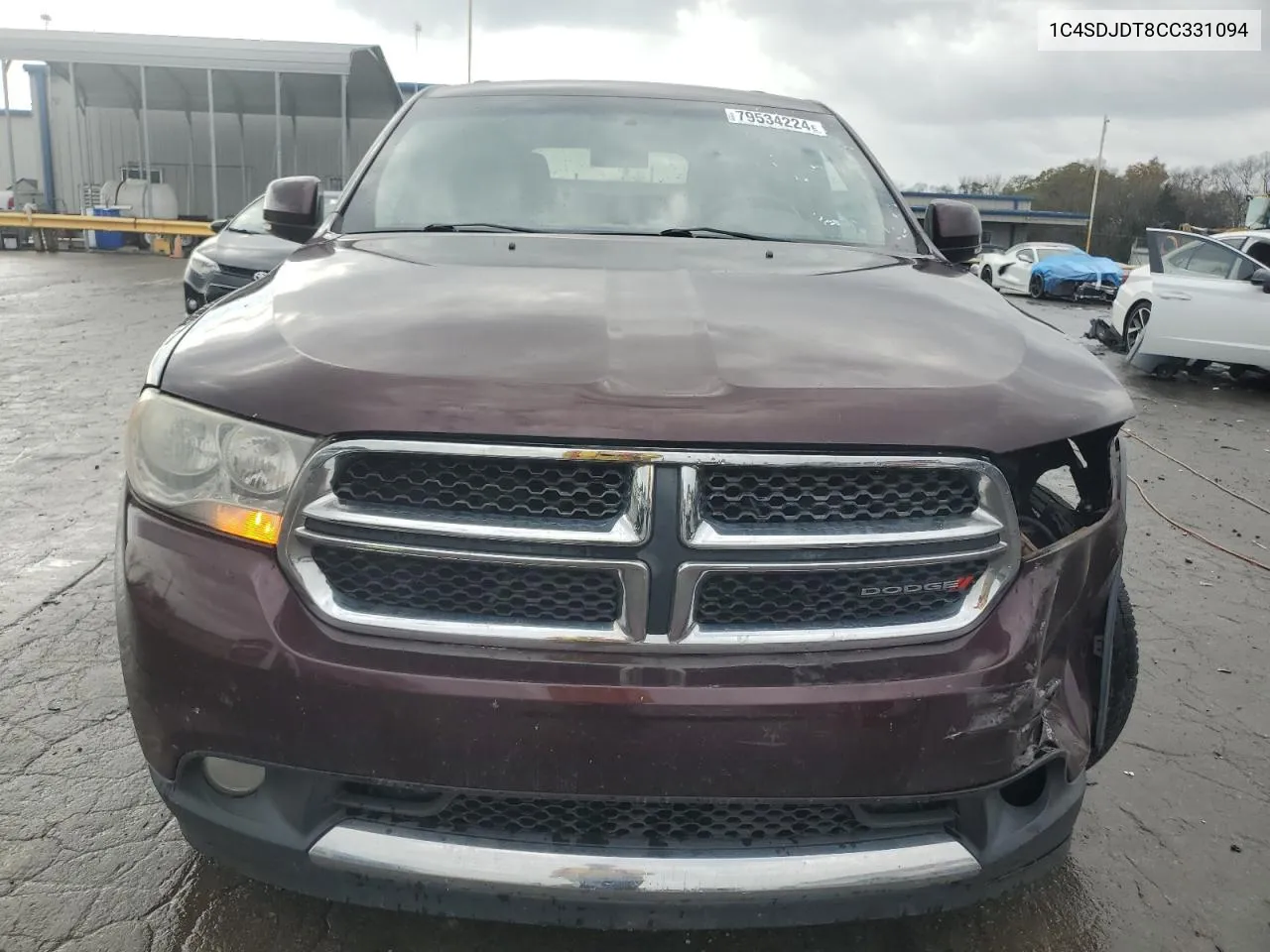 2012 Dodge Durango Crew VIN: 1C4SDJDT8CC331094 Lot: 79534224