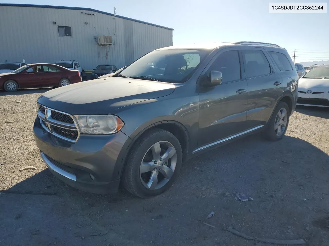 2012 Dodge Durango Crew VIN: 1C4SDJDT2CC362244 Lot: 81301354