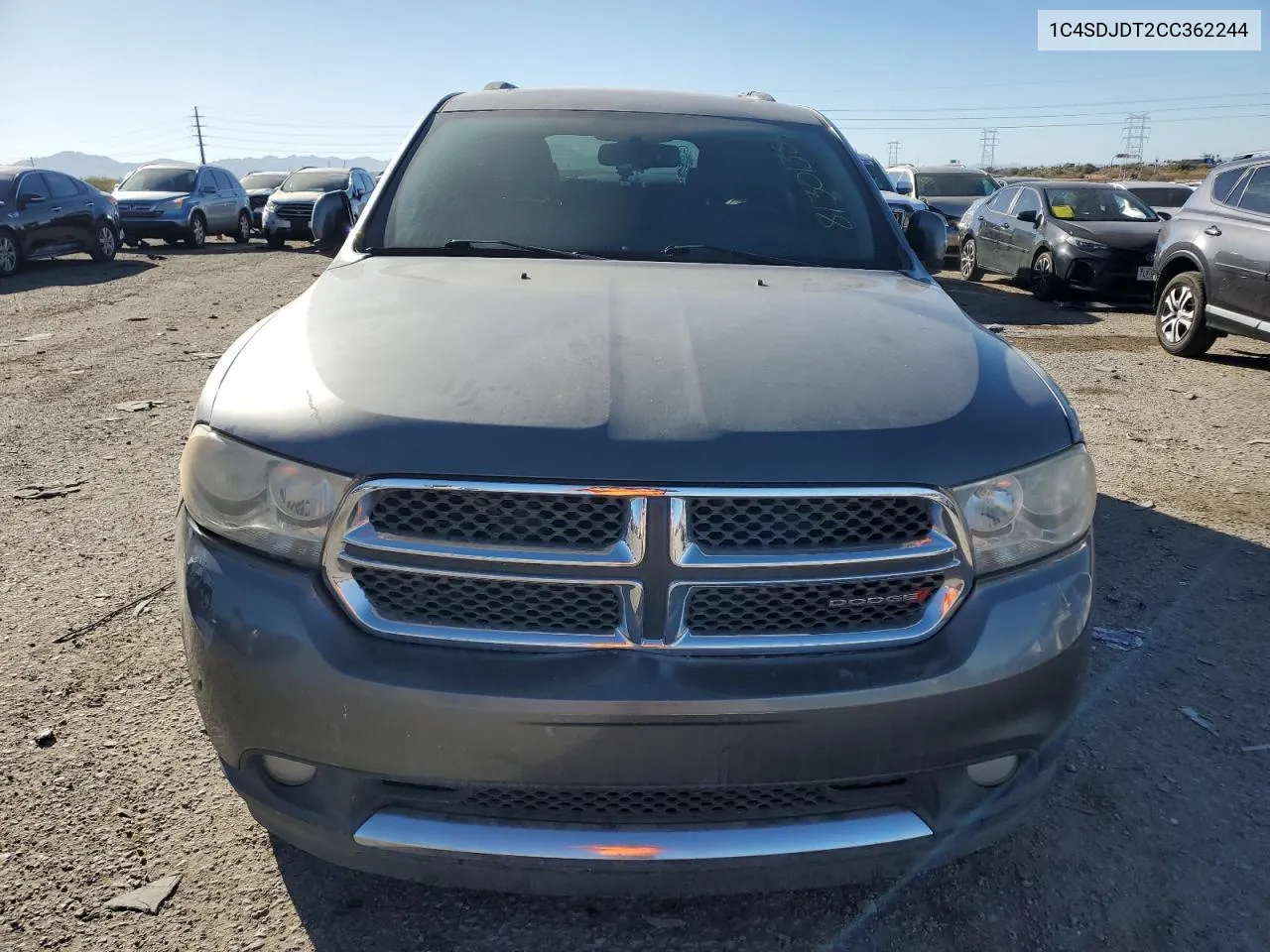 2012 Dodge Durango Crew VIN: 1C4SDJDT2CC362244 Lot: 81301354