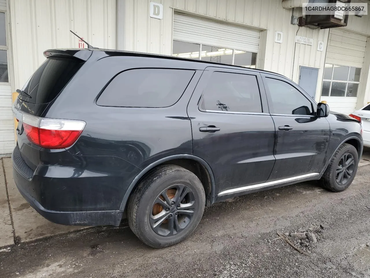 2013 Dodge Durango Sxt VIN: 1C4RDHAG8DC665867 Lot: 38743254