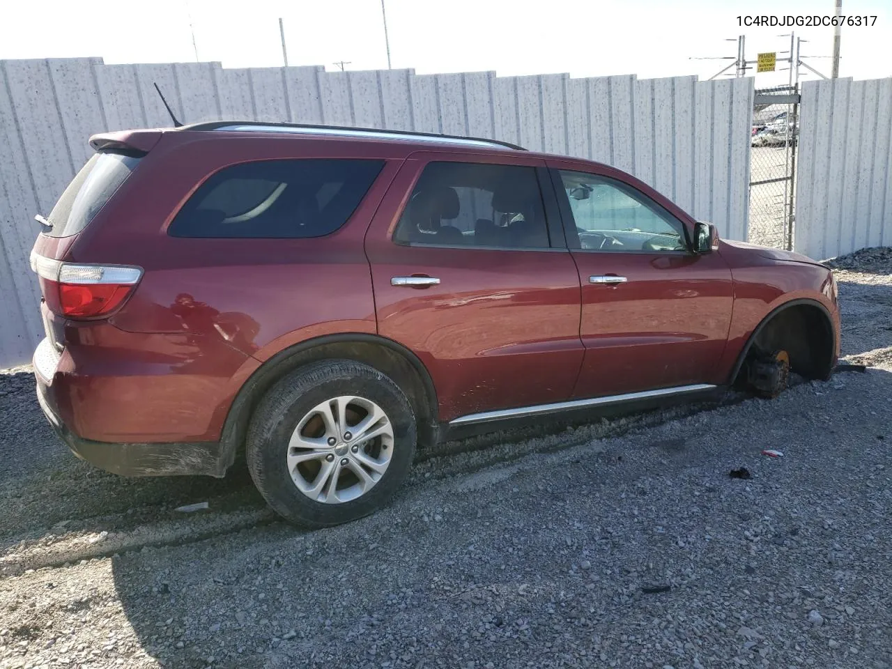 2013 Dodge Durango Crew VIN: 1C4RDJDG2DC676317 Lot: 43433884