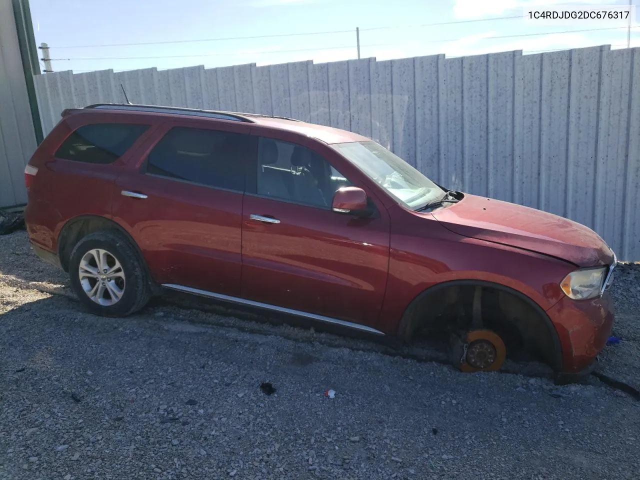 2013 Dodge Durango Crew VIN: 1C4RDJDG2DC676317 Lot: 43433884