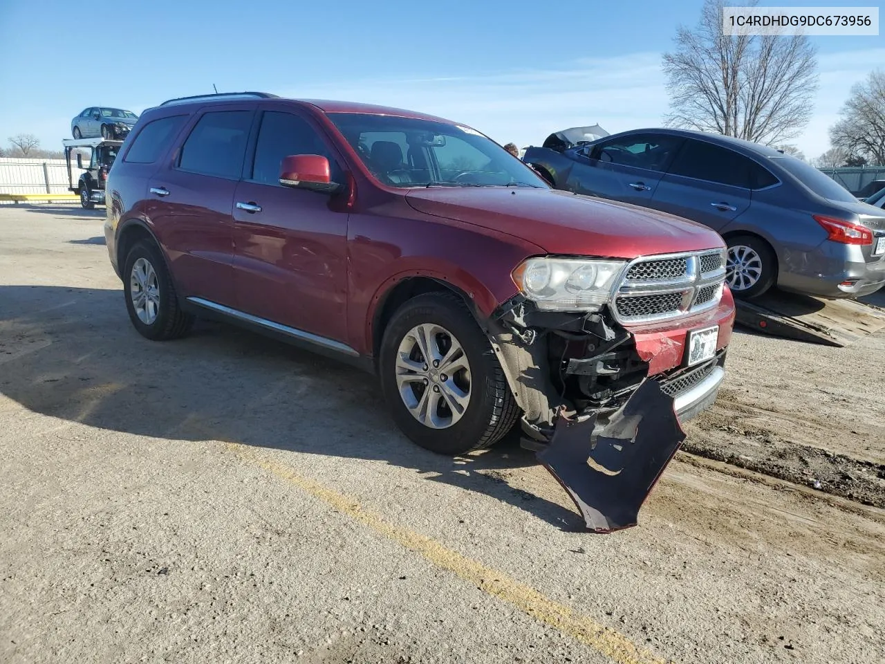 2013 Dodge Durango Crew VIN: 1C4RDHDG9DC673956 Lot: 44576114