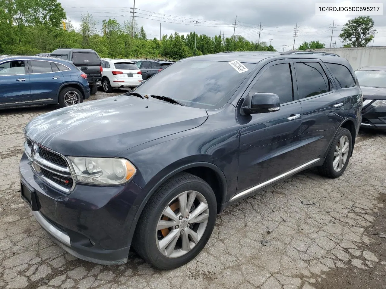 2013 Dodge Durango Crew VIN: 1C4RDJDG5DC695217 Lot: 52828824