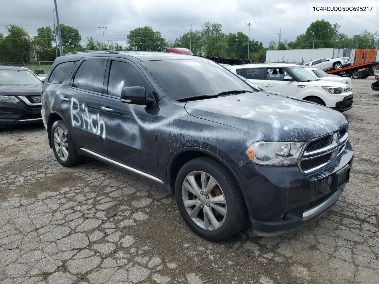 2013 Dodge Durango Crew VIN: 1C4RDJDG5DC695217 Lot: 52828824