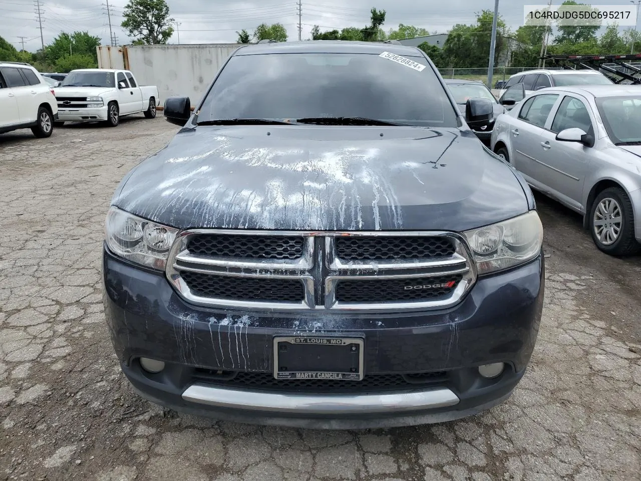 2013 Dodge Durango Crew VIN: 1C4RDJDG5DC695217 Lot: 52828824